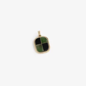 14Kt Gold Mosaic Pendant