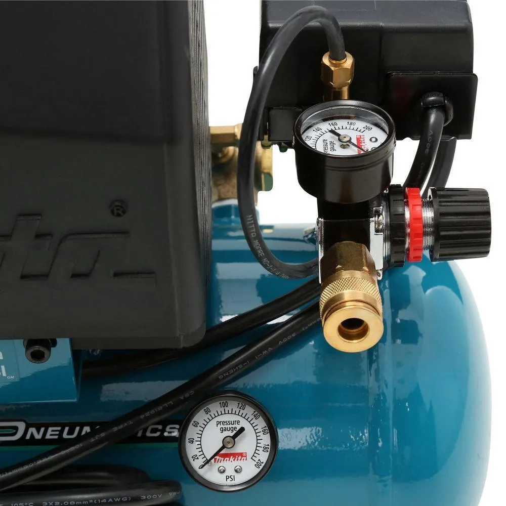 2.6 Gal. 2 HP Portable Electrical Hot Dog Air Compressor