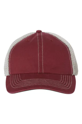 47 Brand Mens Trawler Snapback Hat - Cardinal Red/Stone