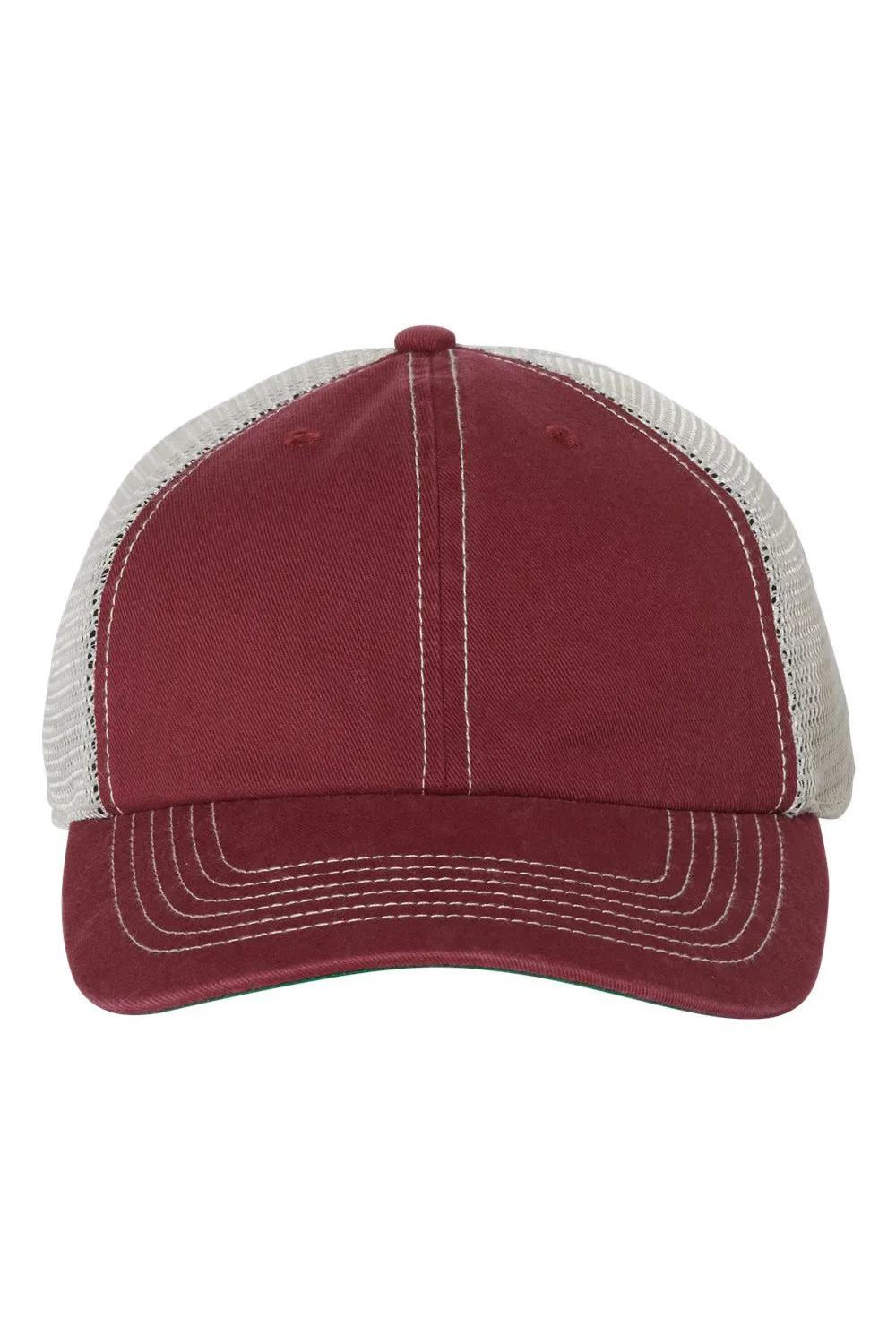 47 Brand Mens Trawler Snapback Hat - Cardinal Red/Stone