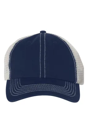 47 Brand Mens Trawler Snapback Hat - Navy Blue/Stone