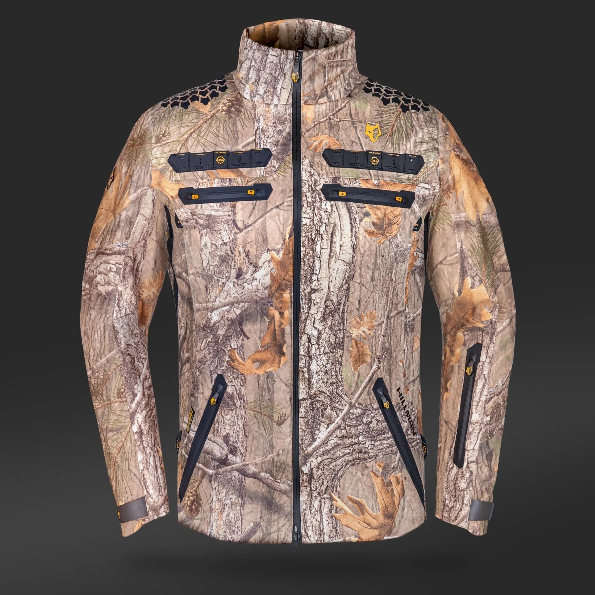 6OL Cold Weather Camo Hunting Jacket - Heated Camouflage Coat