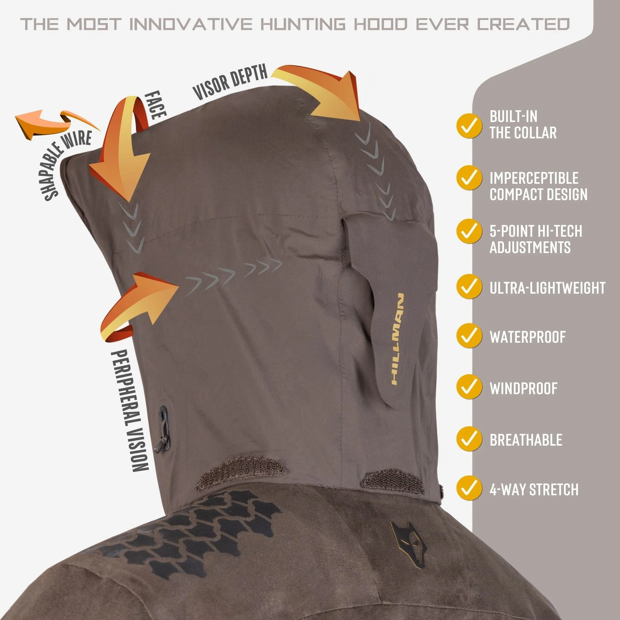 6OL Cold Weather Camo Hunting Jacket - Heated Camouflage Coat