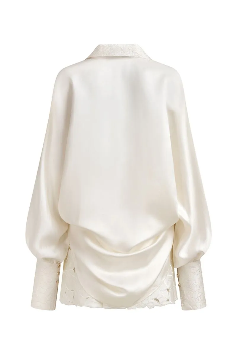 ALIEN WHITE FLOWER OUTFIT SET
