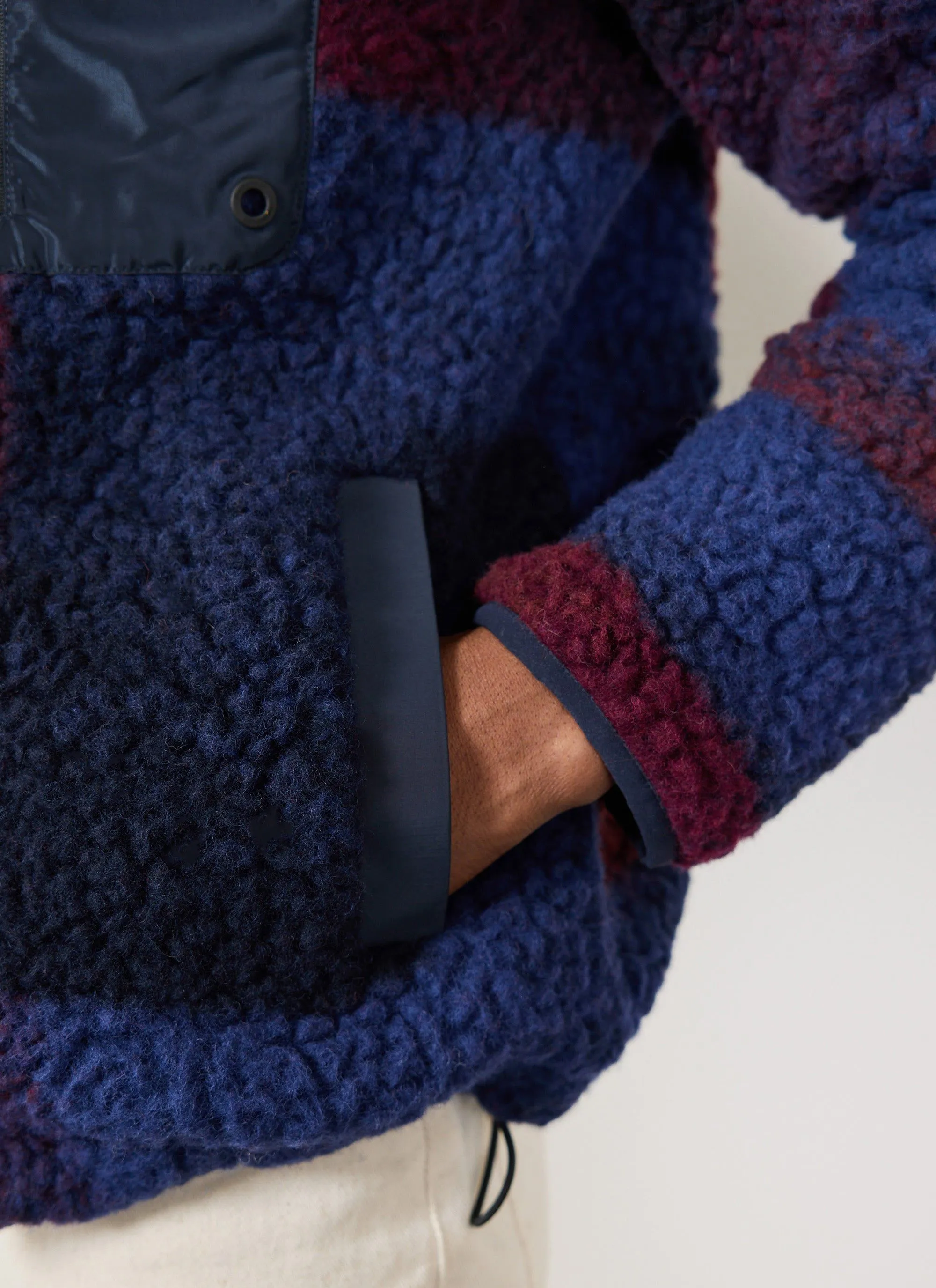 Anderson Tetris Jacket | Fleece | Navy