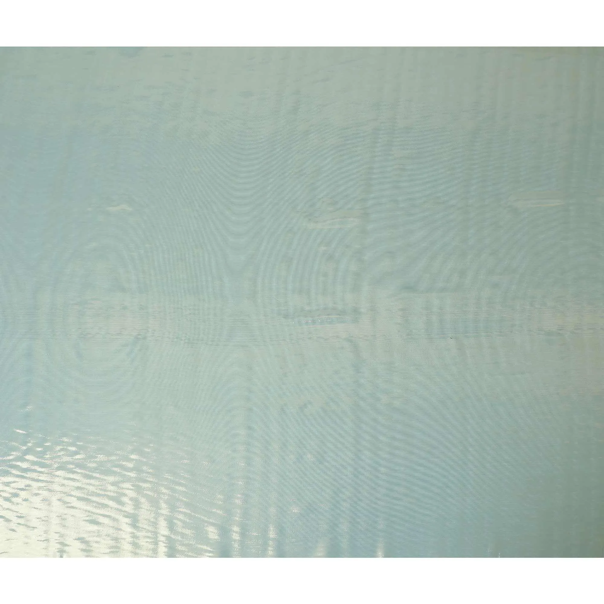 Baby blue pure silk chiffon with golden metallic lurex in stripe design-D9227