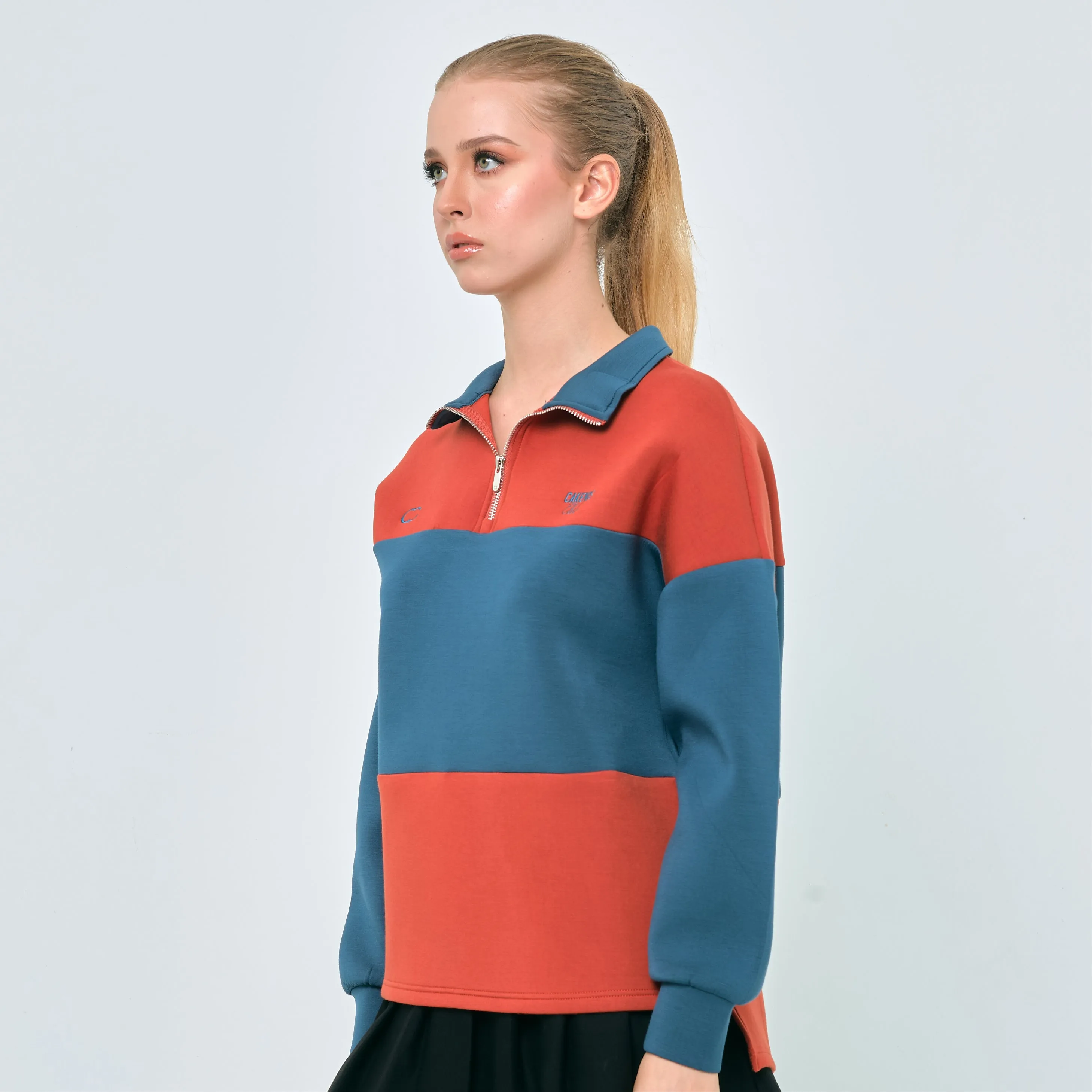 CAKENIS CLUB ACCOLADE UNISEX JUMPER IN ORANGE