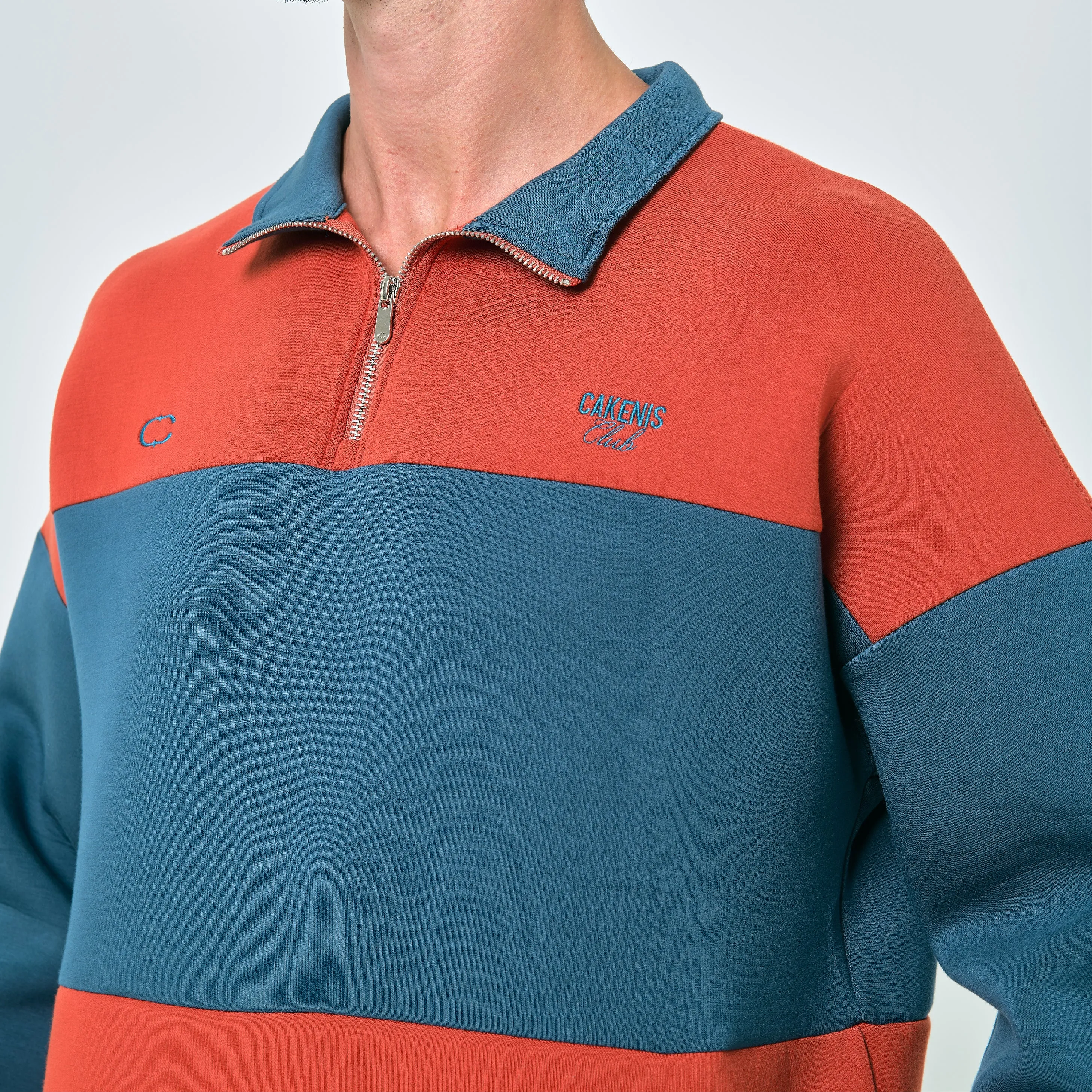 CAKENIS CLUB ACCOLADE UNISEX JUMPER IN ORANGE