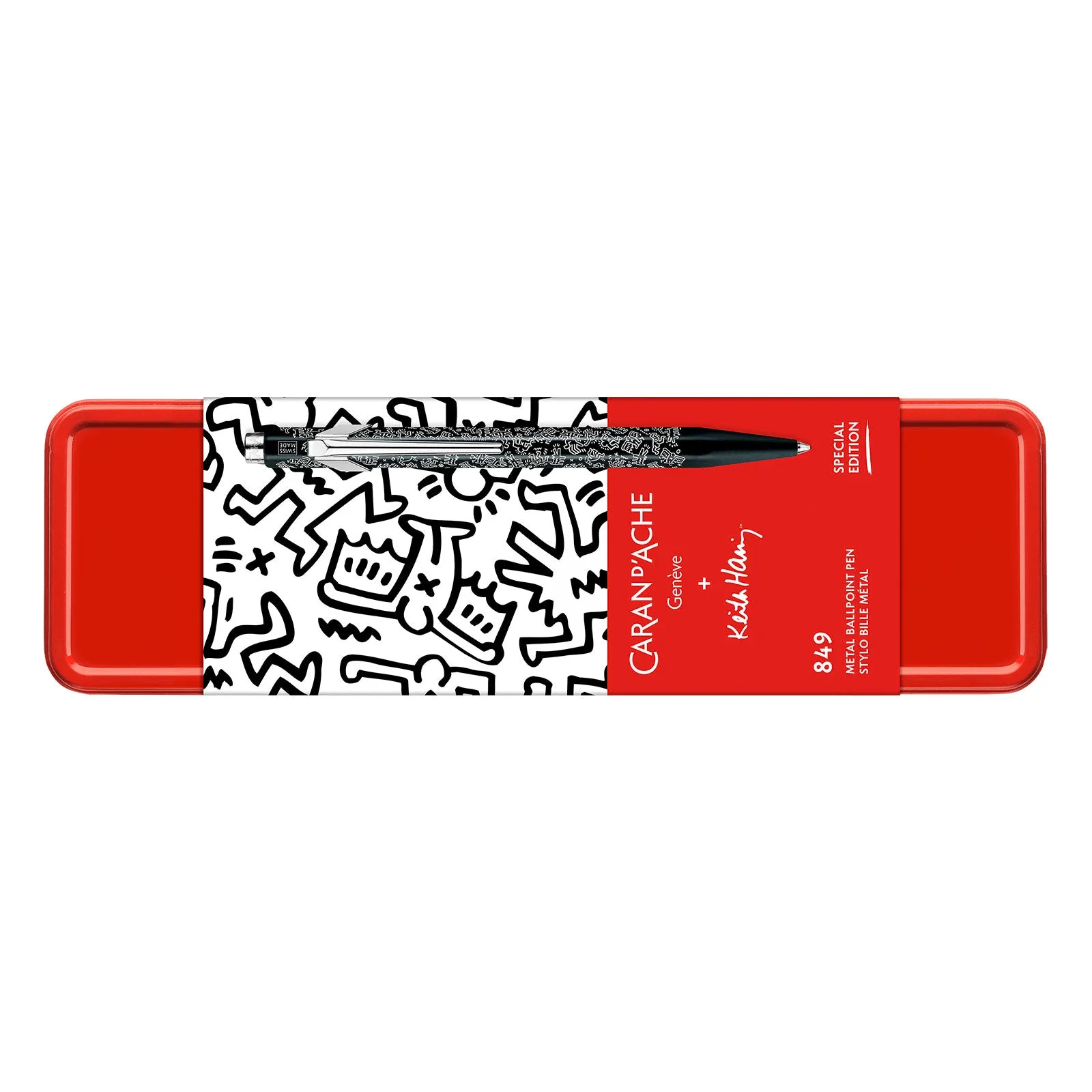 Caran D'Ache 849 Keith Haring Limited Edition Ballpoint Pen Black