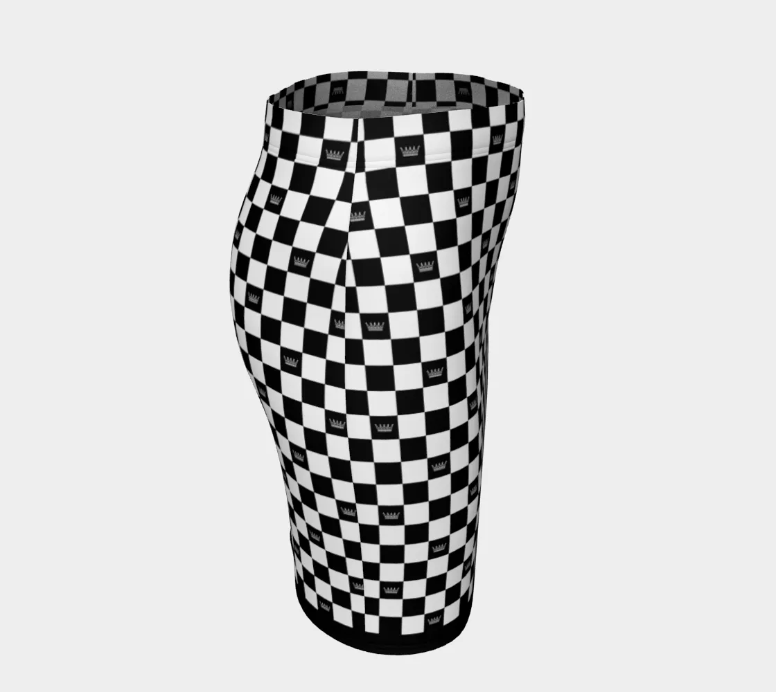 Chess Queen Fitted Skirt
