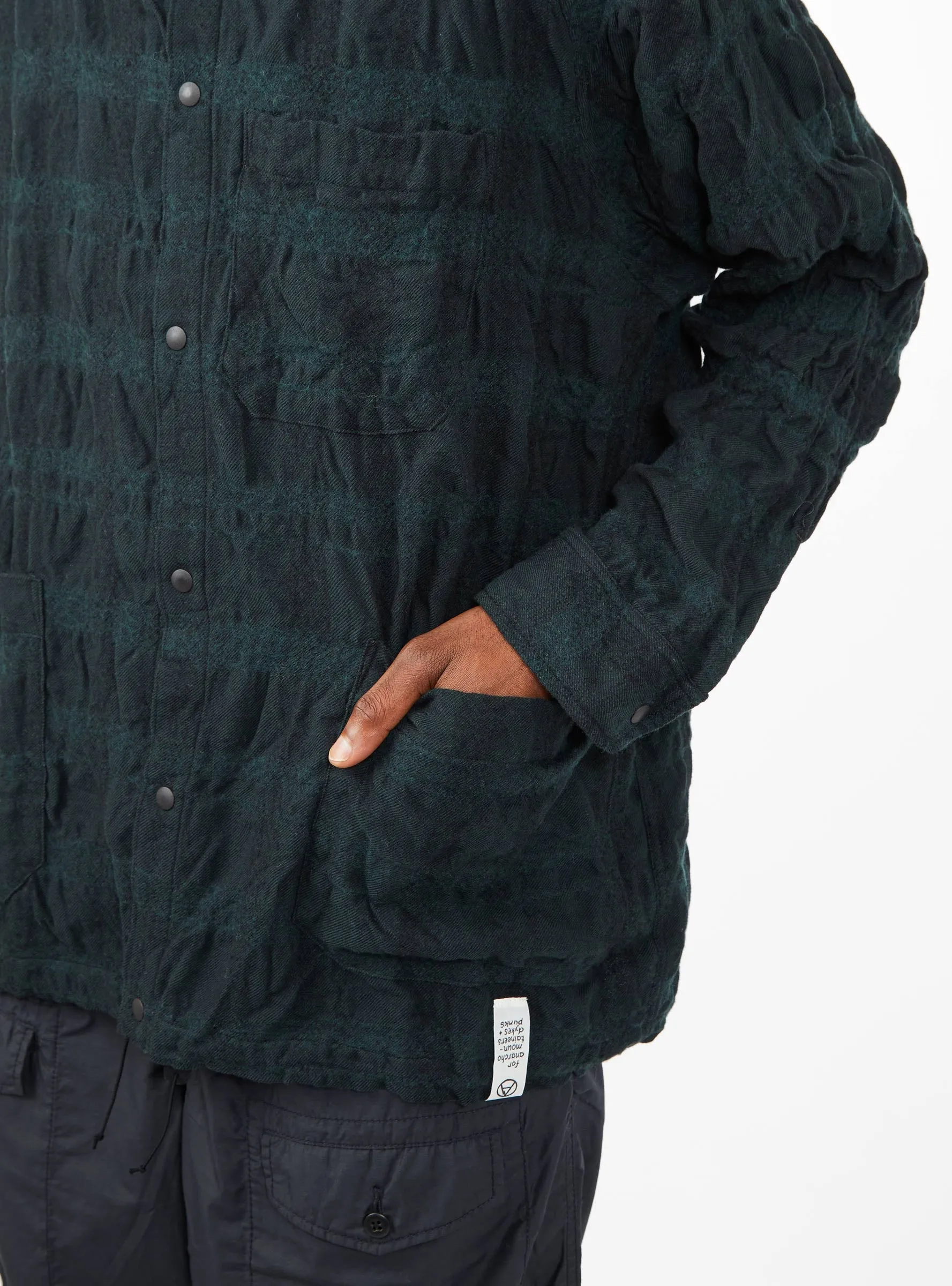 Coach Shirt Green Check