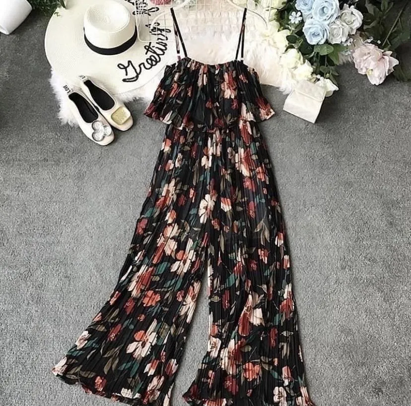 Coachella Pleated Jumpsuit