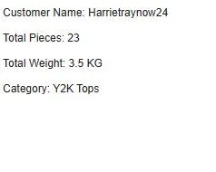 Custom handpick Harrietraynor24 Details
