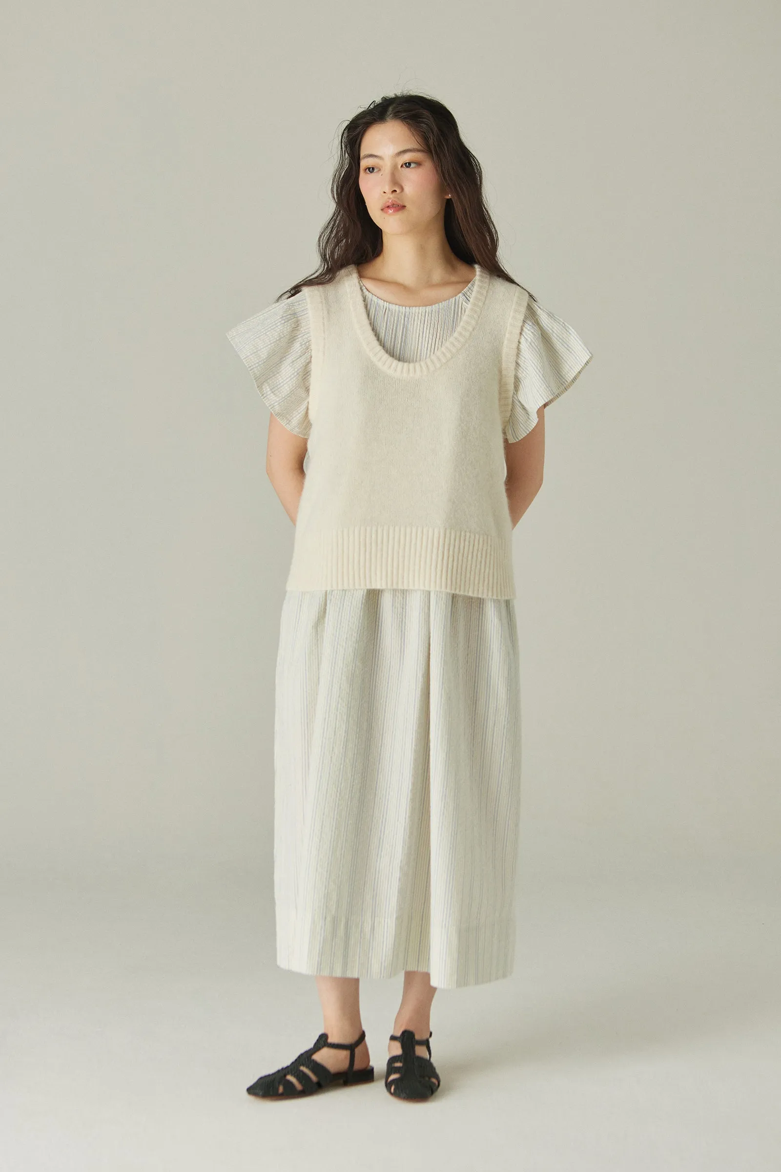 Deli Dress -- Organic Cotton Seersucker