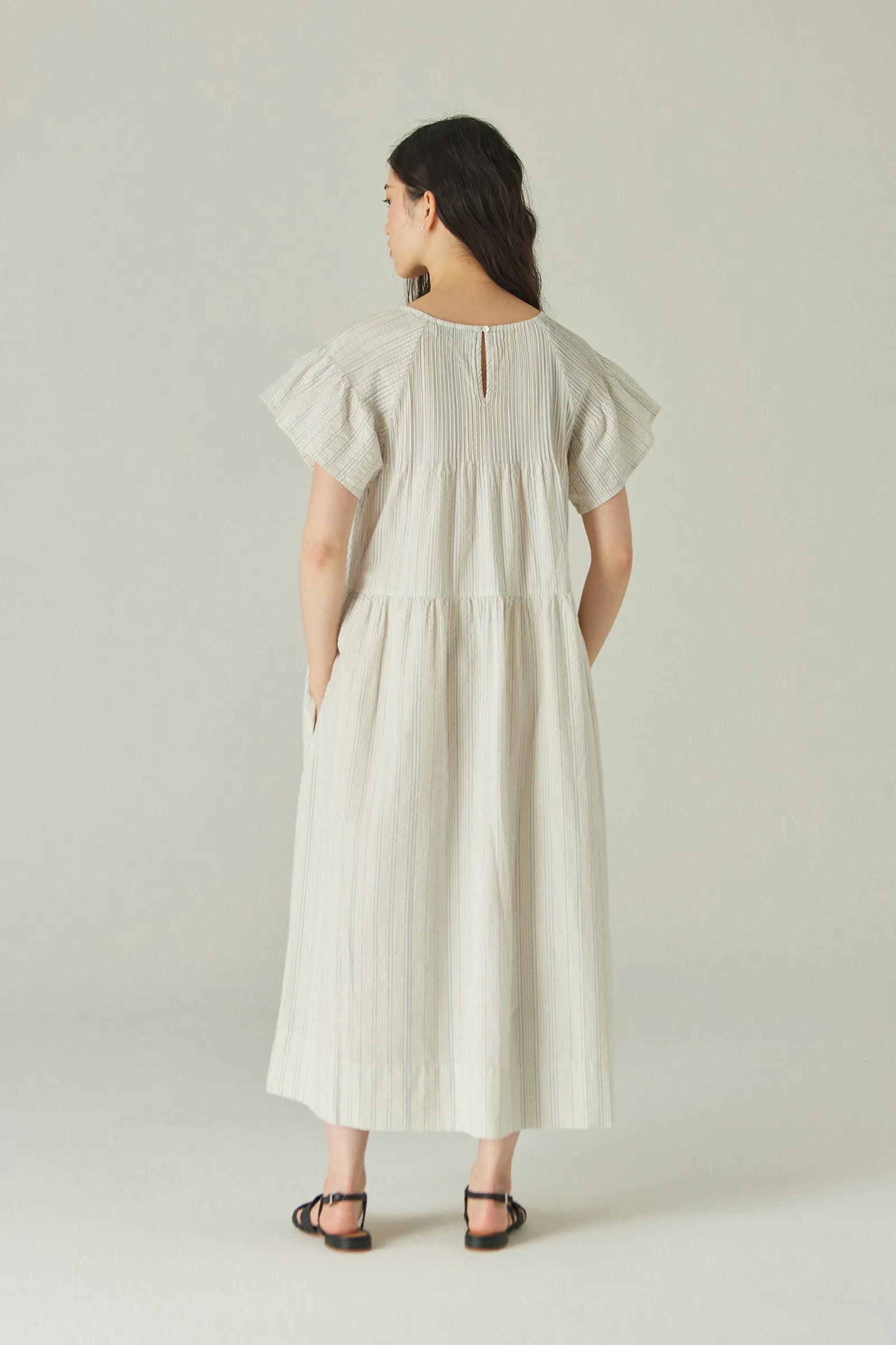Deli Dress -- Organic Cotton Seersucker