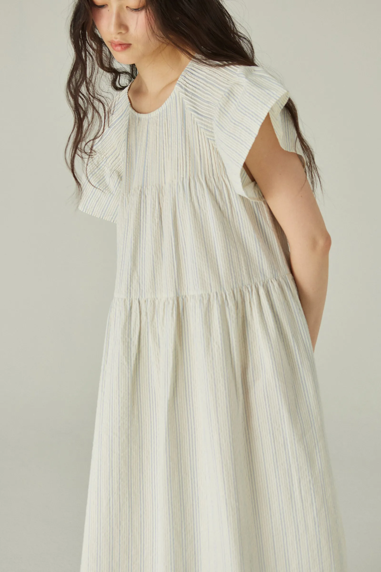 Deli Dress -- Organic Cotton Seersucker