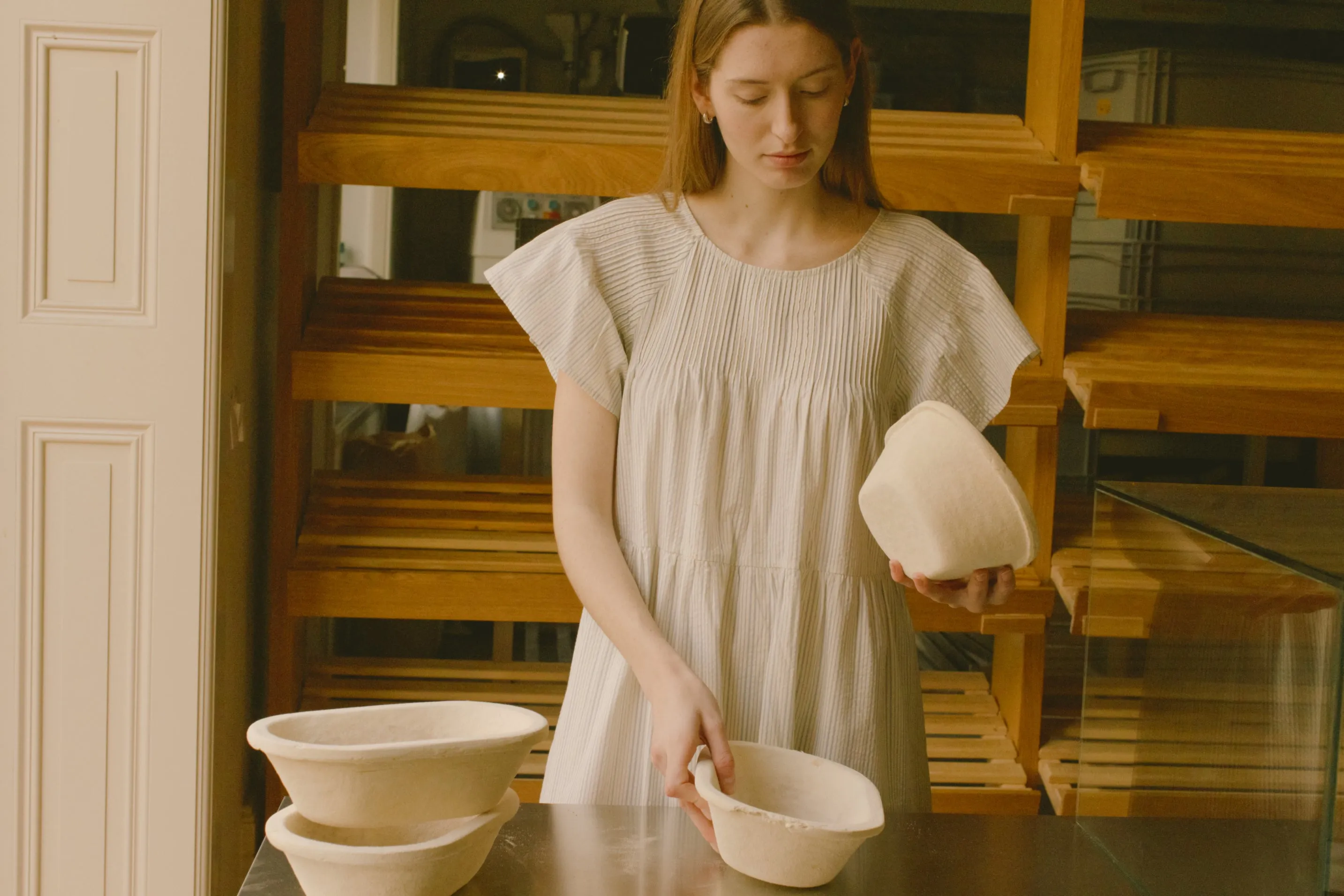 Deli Dress -- Organic Cotton Seersucker