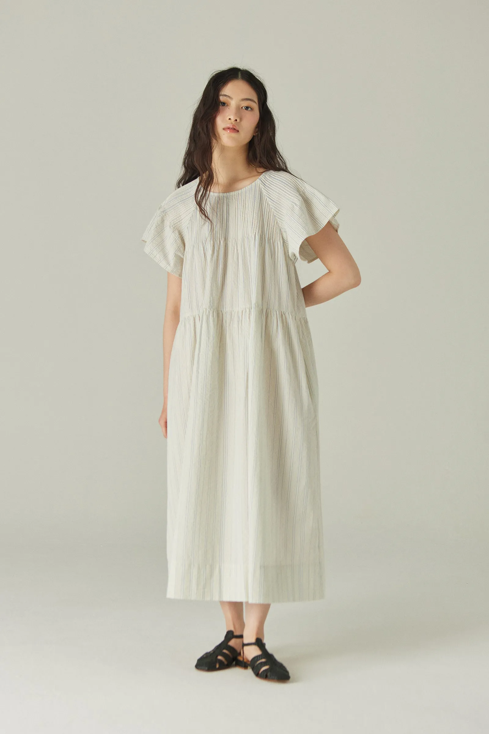 Deli Dress -- Organic Cotton Seersucker