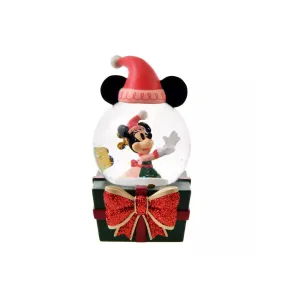 Disney Christmas Minnie Snow Globe Mini
