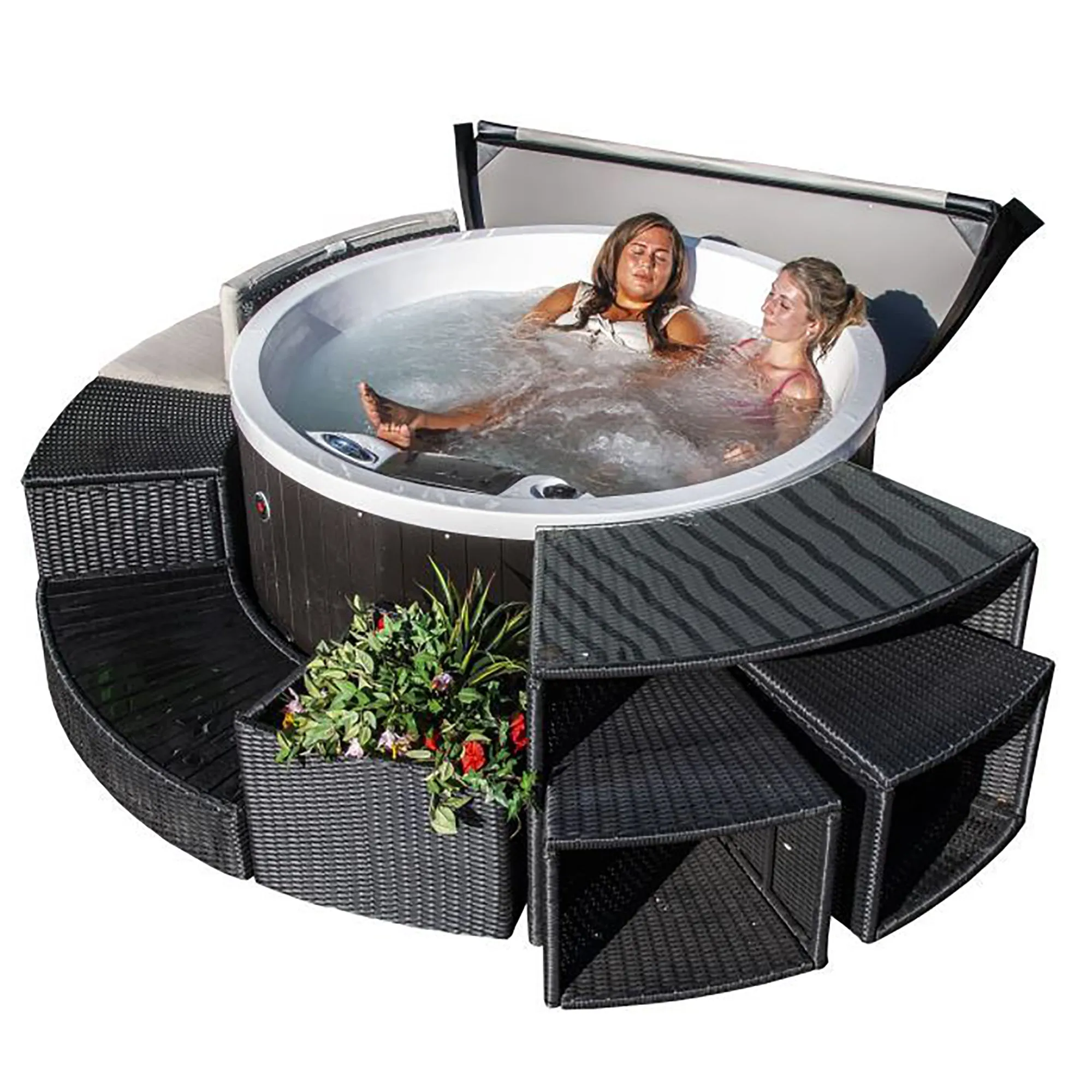 Ex Display/Demo Okanagan 4-Person Patio Spa | 160 cm Diameter
