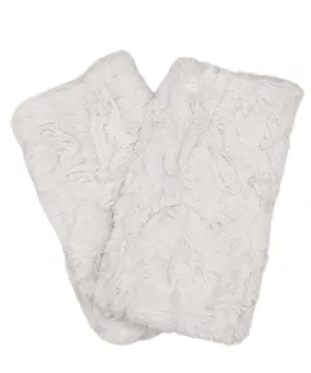 Fingerless / Texting Glove - Cuddly Faux Fur in Ivory
