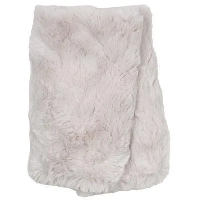 Fingerless / Texting Gloves, Reversible - Cobblestone in Brown/Cream Faux Fur (Sold Out!)