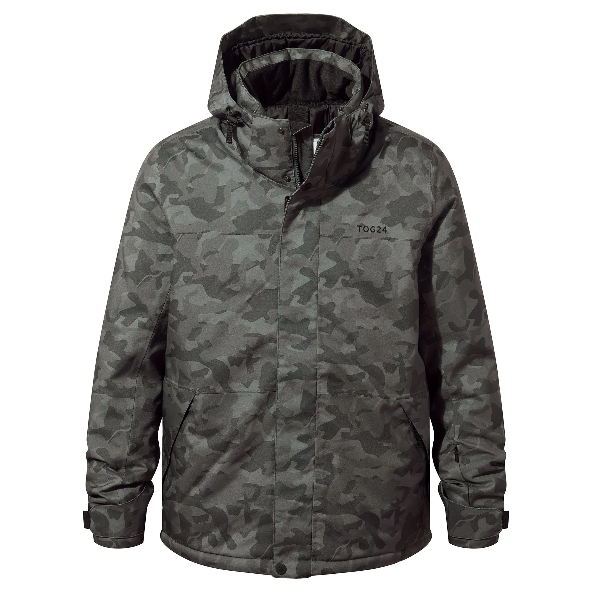 Freestyle Mens Ski Jacket - Steel Grey Camo