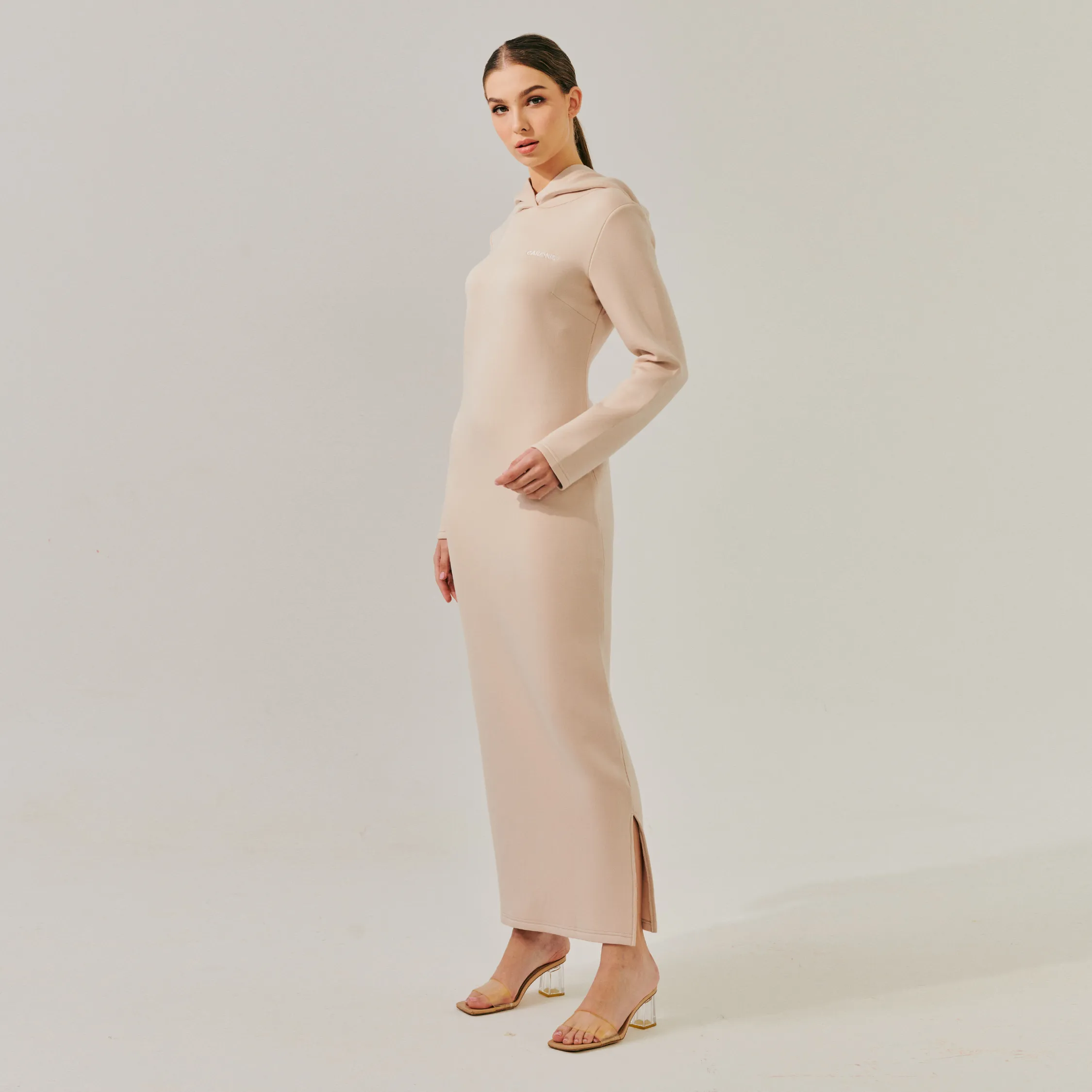 HOODED JUMPER DRESS