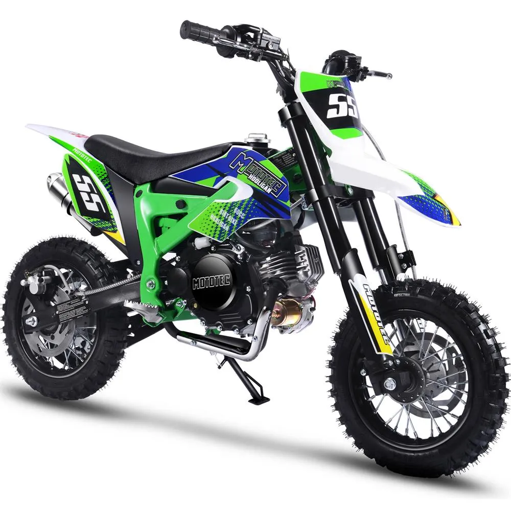 Hooligan 60cc Motocross Dirt Bike | MotoTec Kids | 4-Stroke Fully Automatic