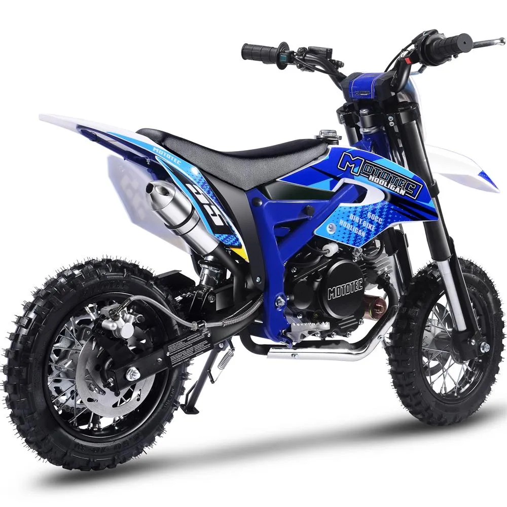 Hooligan 60cc Motocross Dirt Bike | MotoTec Kids | 4-Stroke Fully Automatic