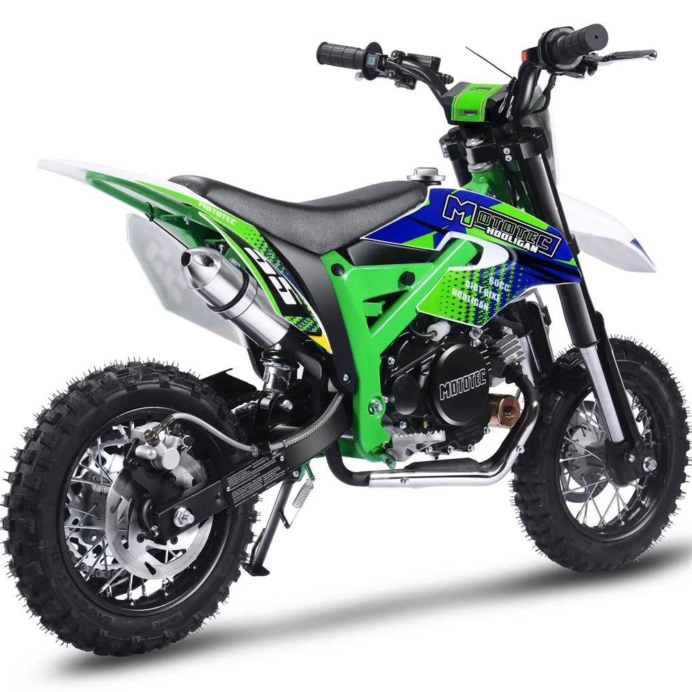 Hooligan 60cc Motocross Dirt Bike | MotoTec Kids | 4-Stroke Fully Automatic