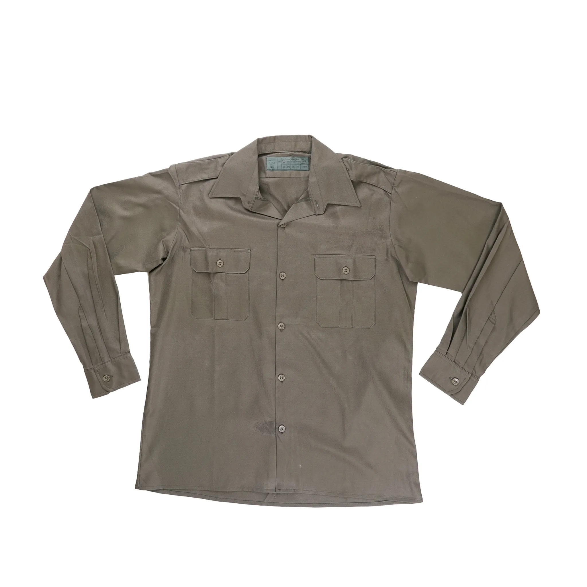 Issued Yugoslav People's Army OD Green Field Shirt
