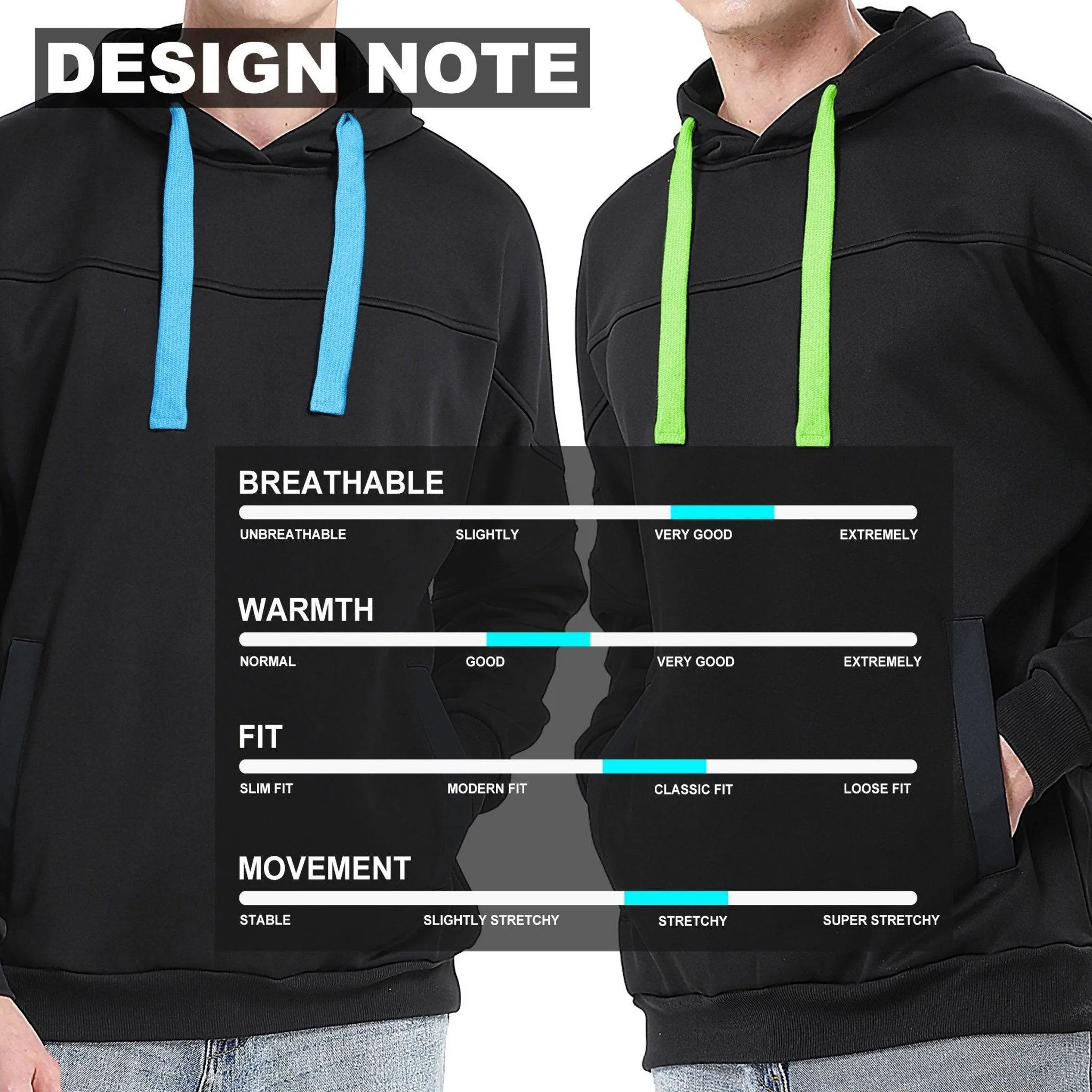 ISUSI Contrast Hoodie Jumper, 12 Colours