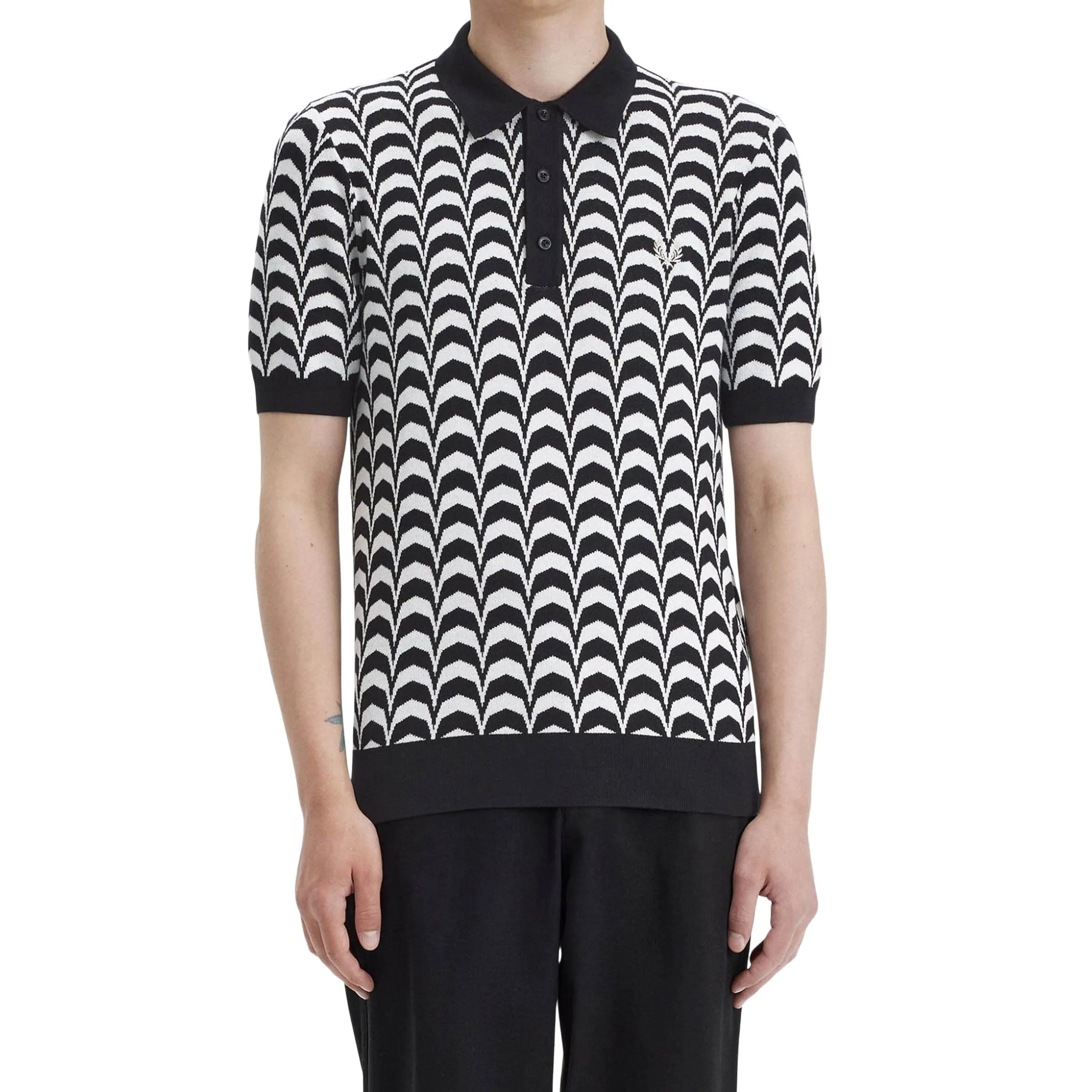 JACQUARD KNITTED SHIRT