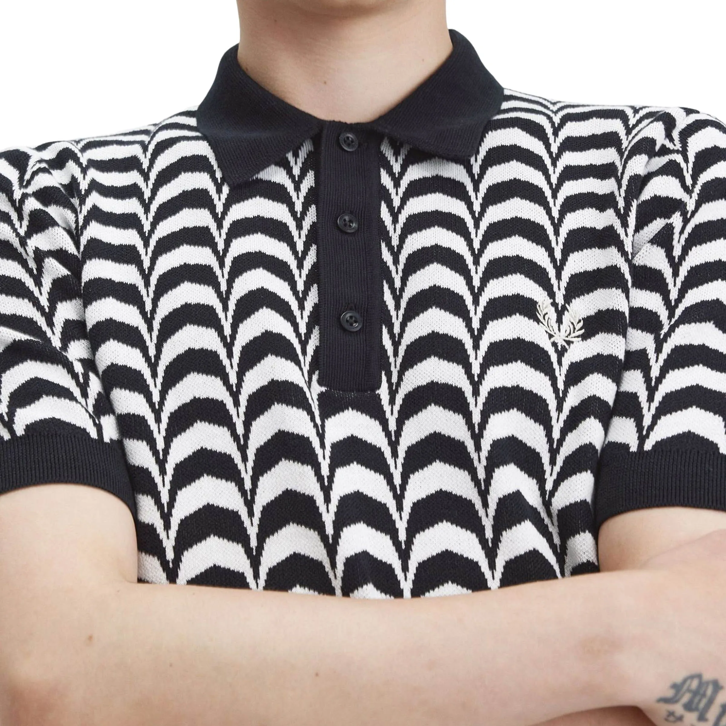 JACQUARD KNITTED SHIRT