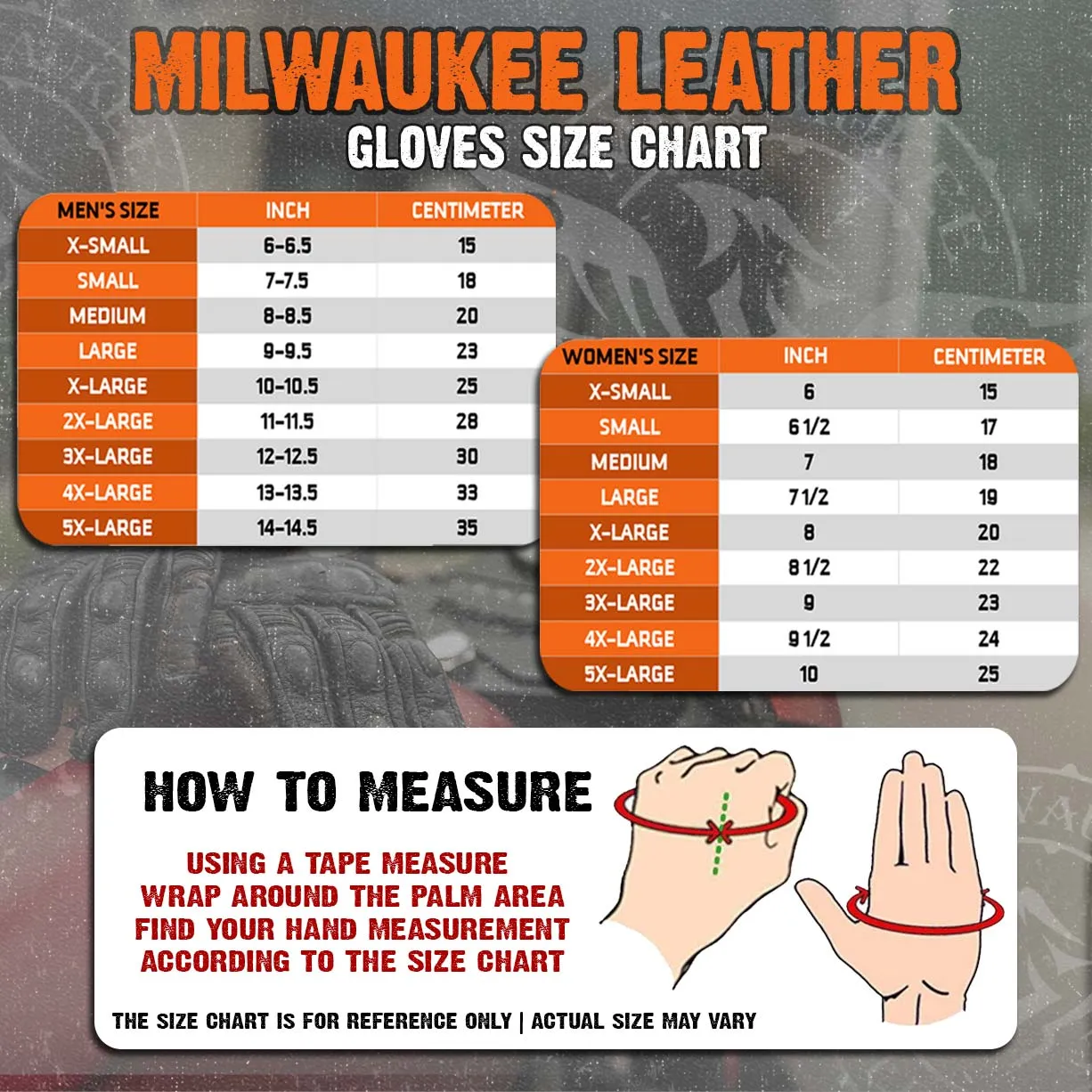 Milwaukee Leather SH736 Men's Black Textile Gauntlet Winter Gloves