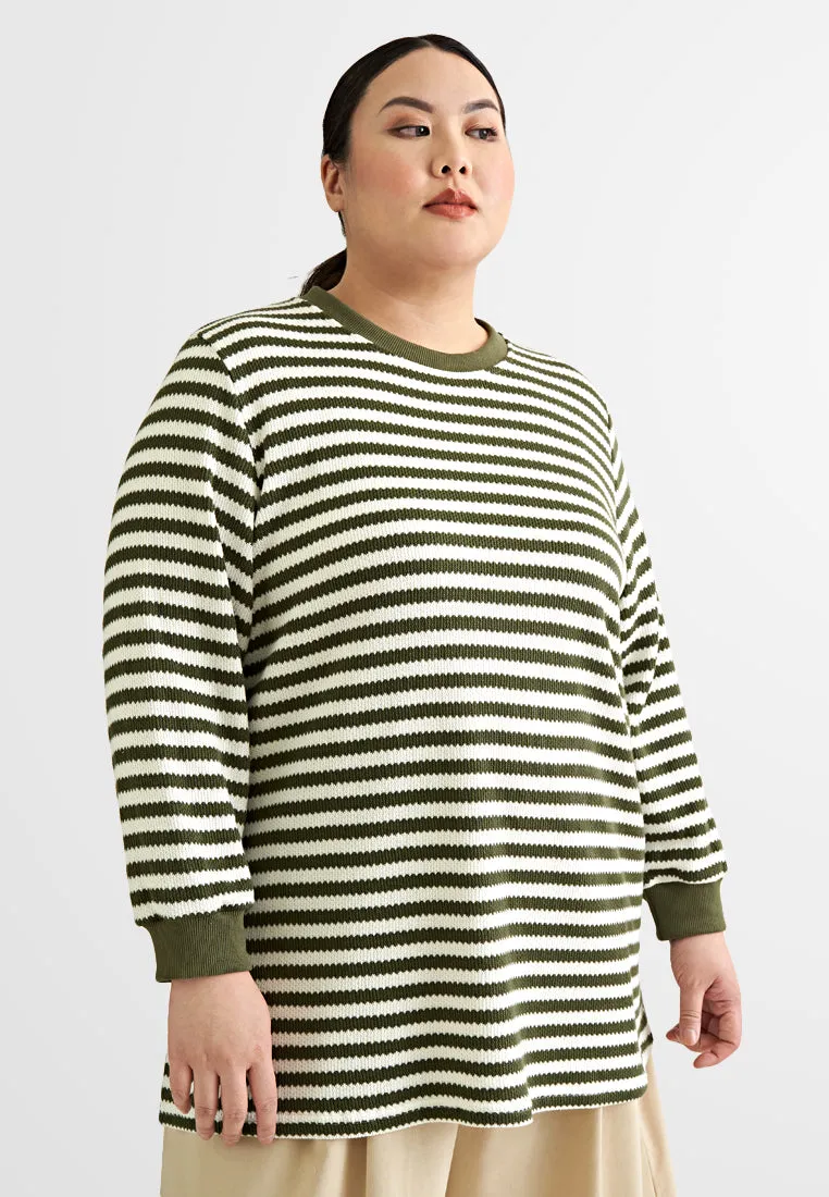 Minka Thick Stripes Jumper Top