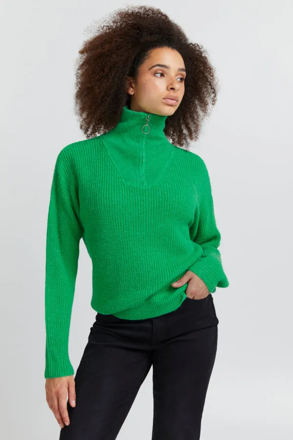 Novo Knit Jumper (Kelly Green)