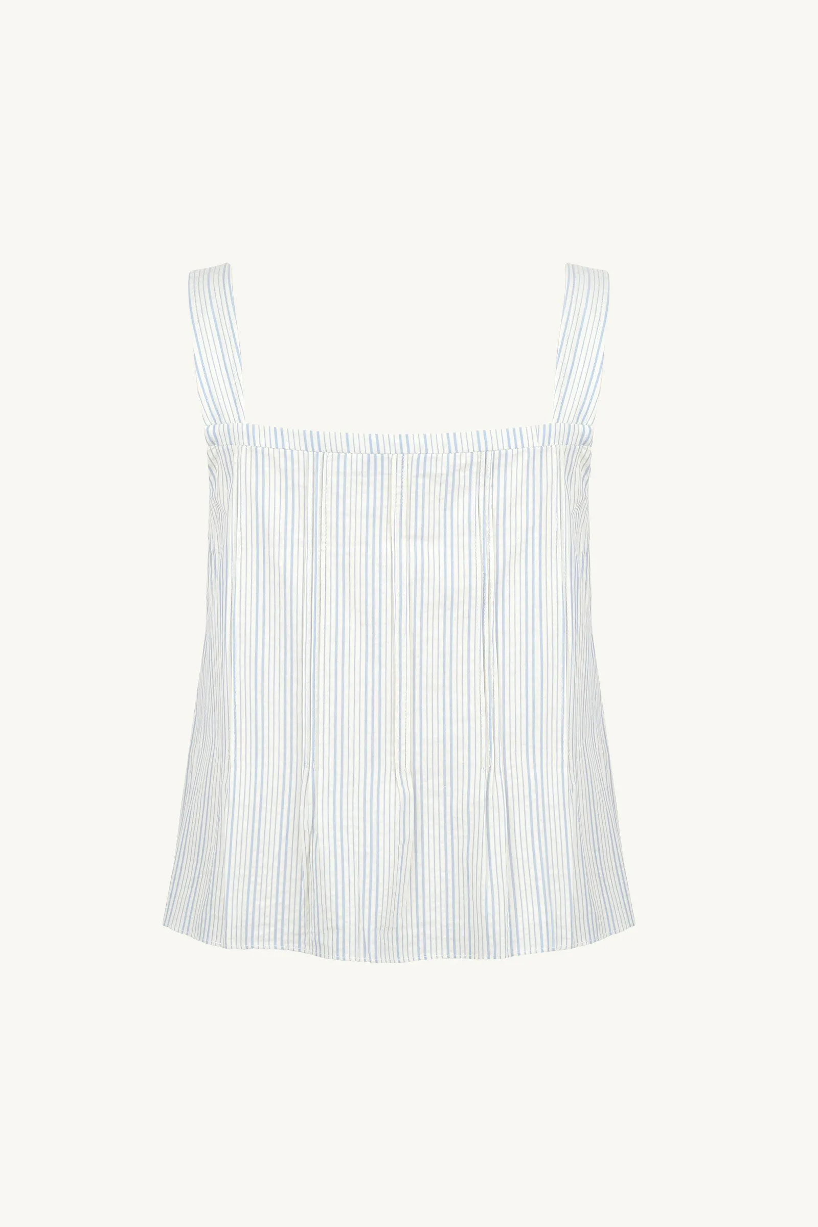 Odette Blouse -- Organic Cotton Seersucker