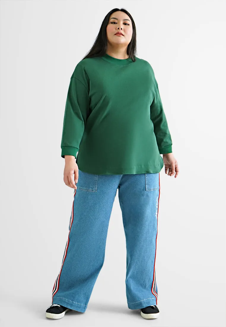 Olin Oversized 3/4 Dolman Sleeves Jumper Tee