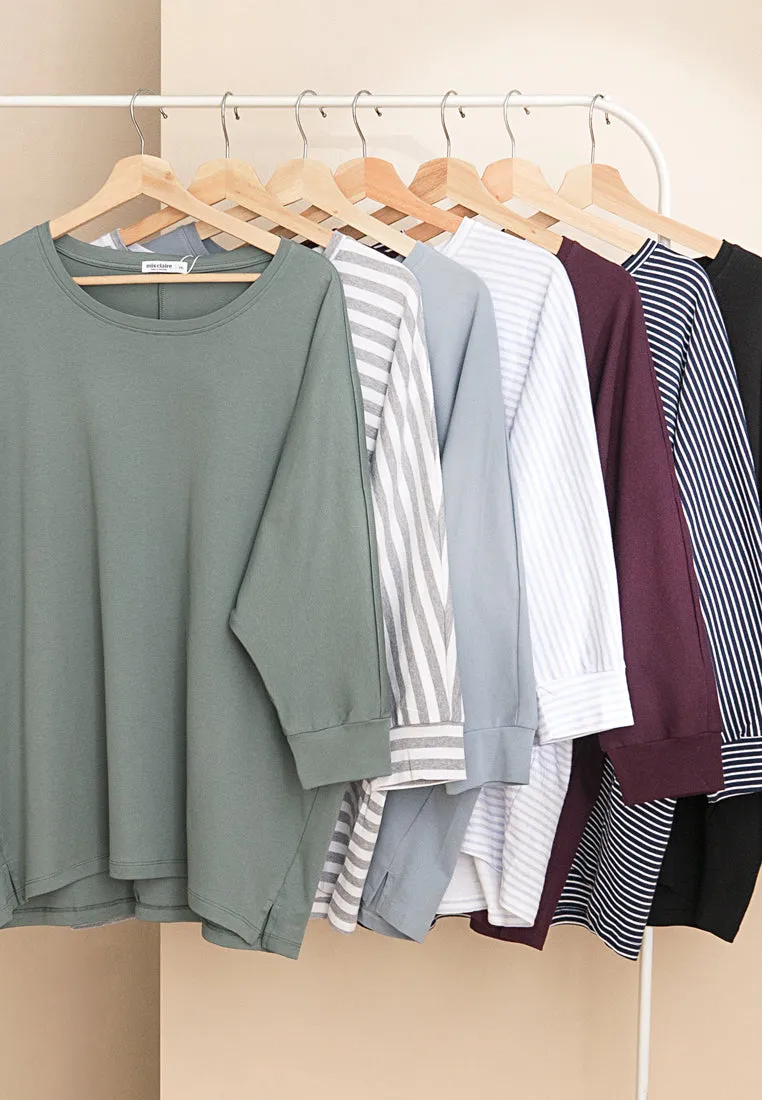 Olivia Oversized 3/4 Sleeves Jumper