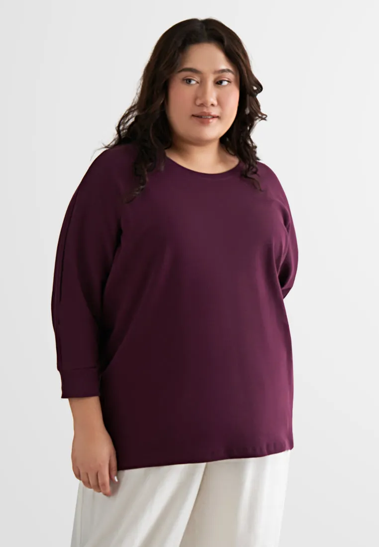Olivia Oversized 3/4 Sleeves Jumper