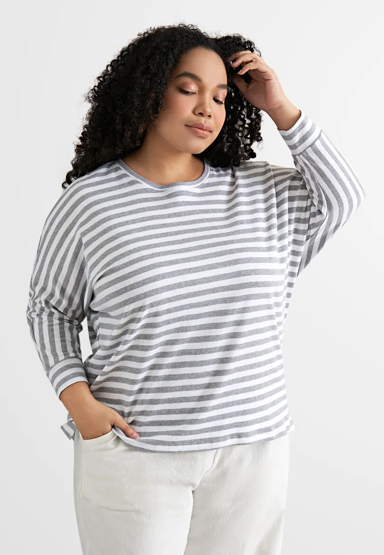 Olivia Oversized 3/4 Sleeves Jumper