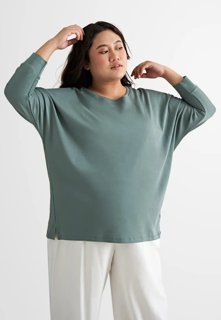 Olivia Oversized 3/4 Sleeves Jumper