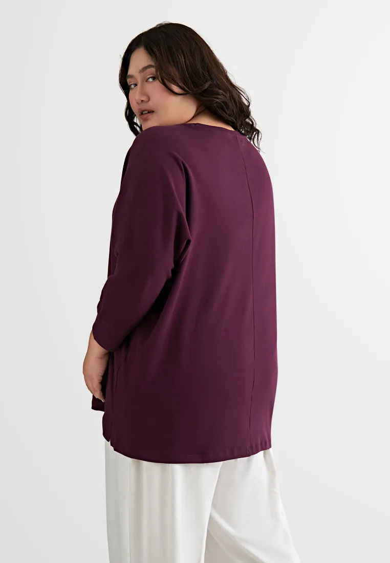 Olivia Oversized 3/4 Sleeves Jumper