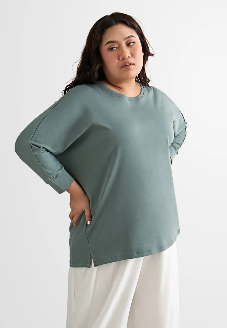 Olivia Oversized 3/4 Sleeves Jumper