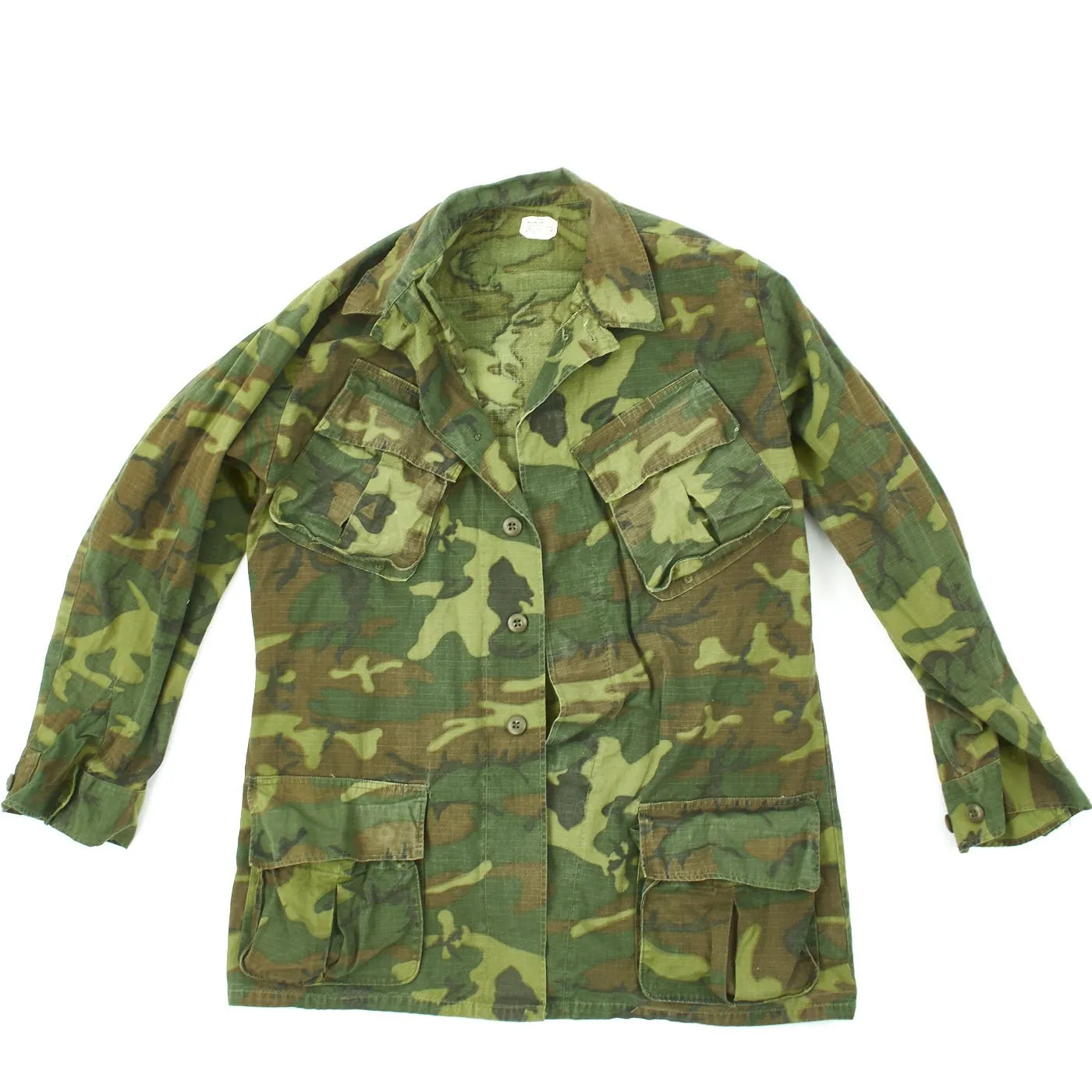 Original U.S. Vietnam War Infantryman Camouflage Jungle Uniform and M-56 Gear Set