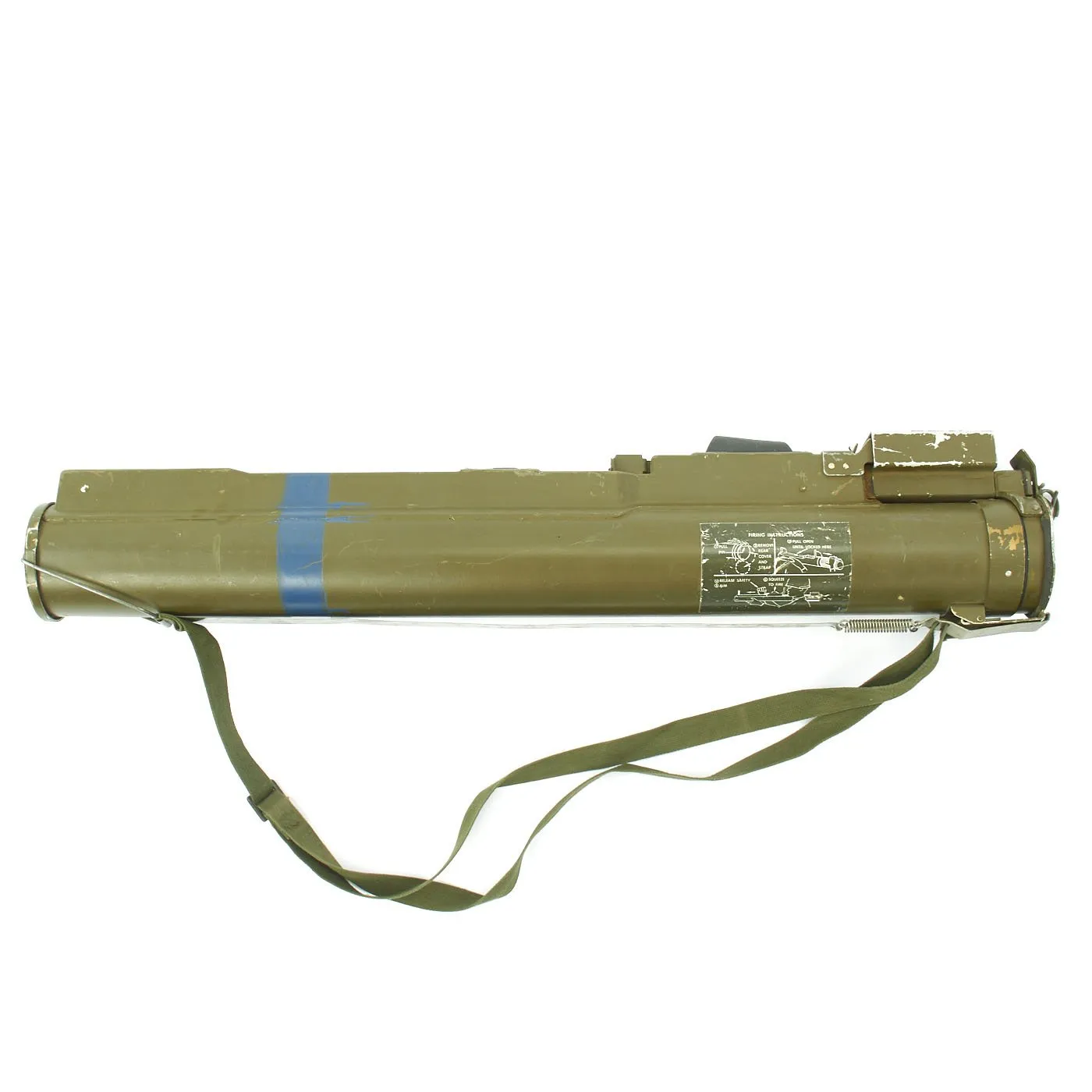 Original U.S. Vietnam War Infantryman Fatigue Uniform and M-56 Gear Set with M72 A2 LAW Light Anti-Tank Weapon