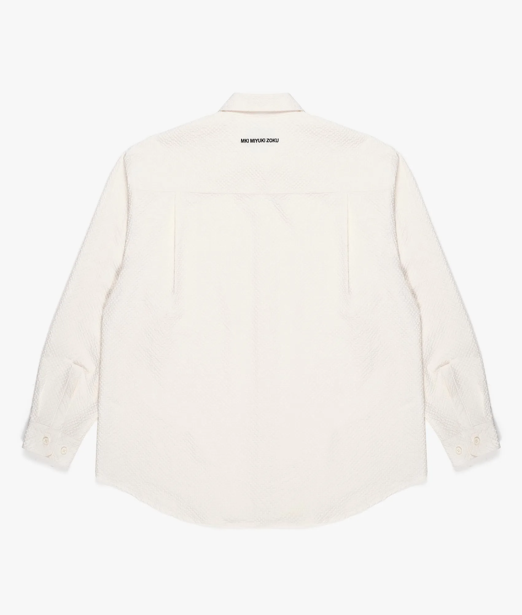 Oversized Seersucker Dress Shirt