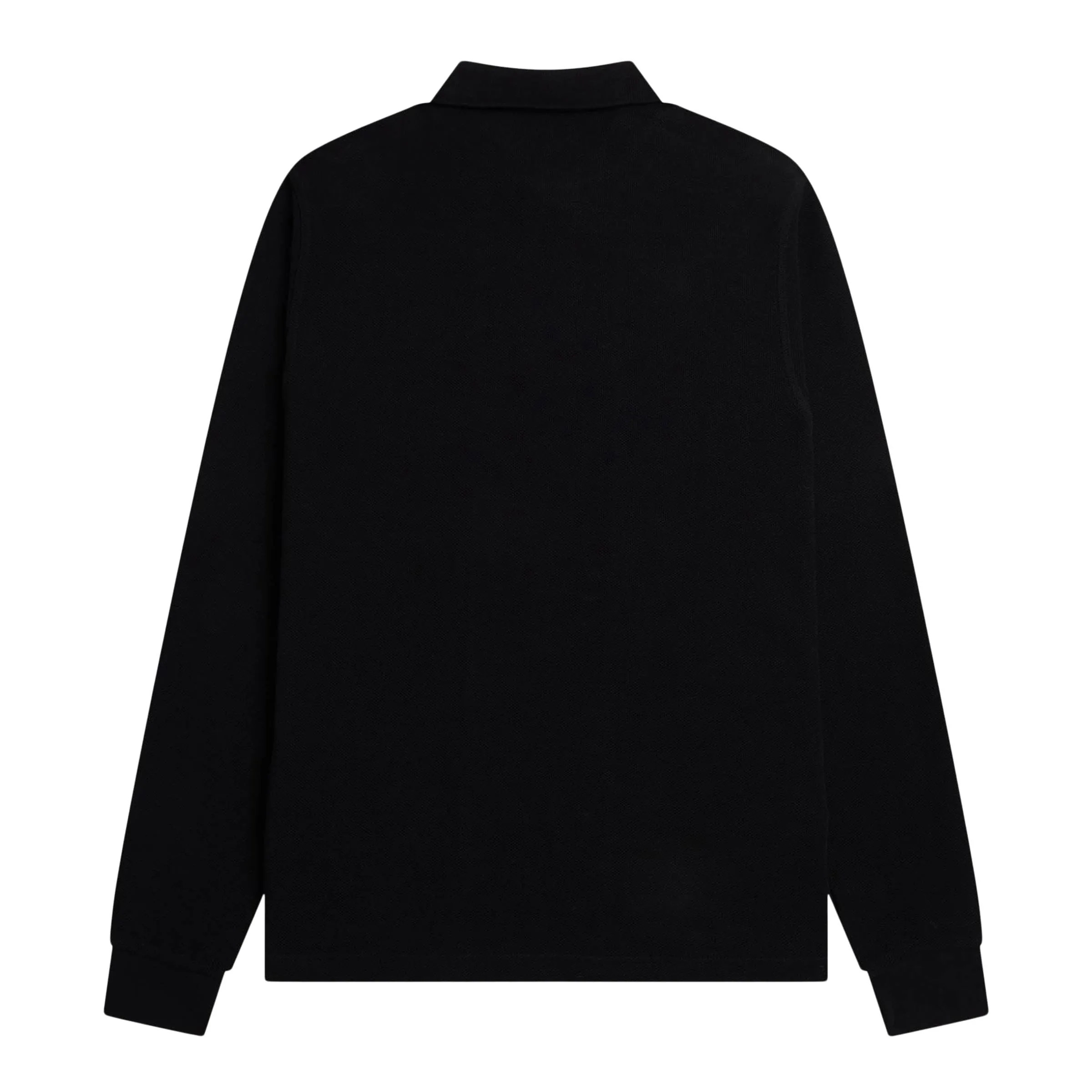 PANELLED LONG SLEEVE POLO SHIRT
